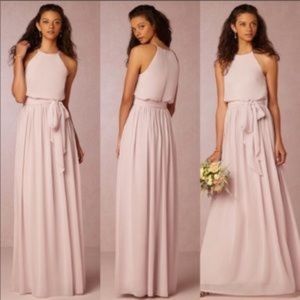 NWOT BHLDN Donna Morgan Light Pink Alana dress